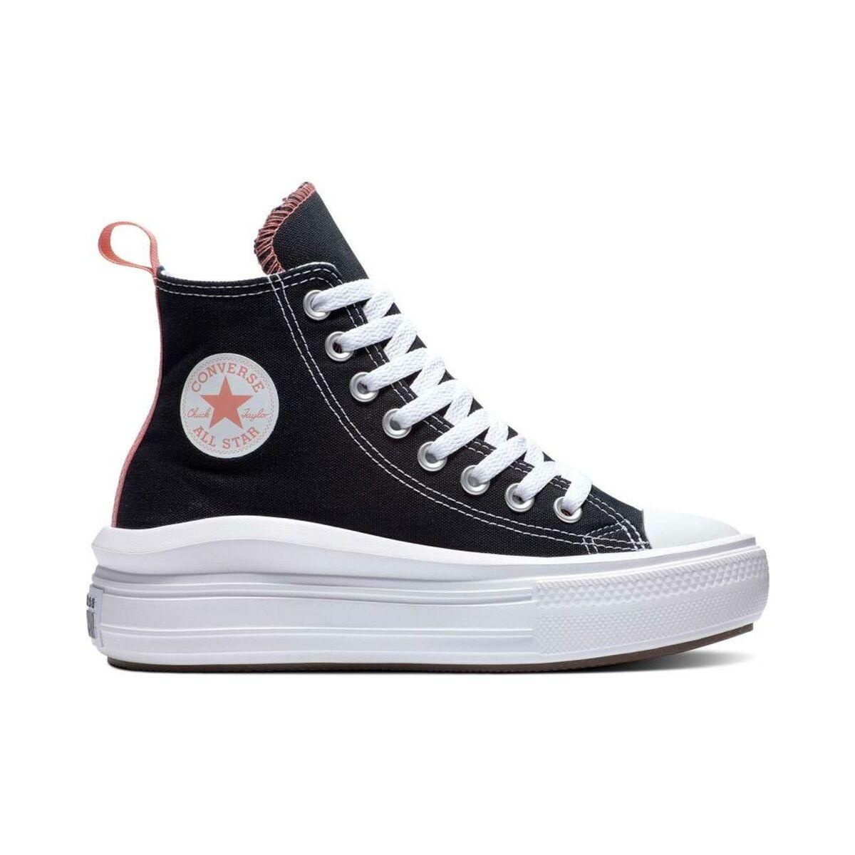 Converse Chuck Taylor All Star Move Lift dame-sneakers, sort - str. 40 billede
