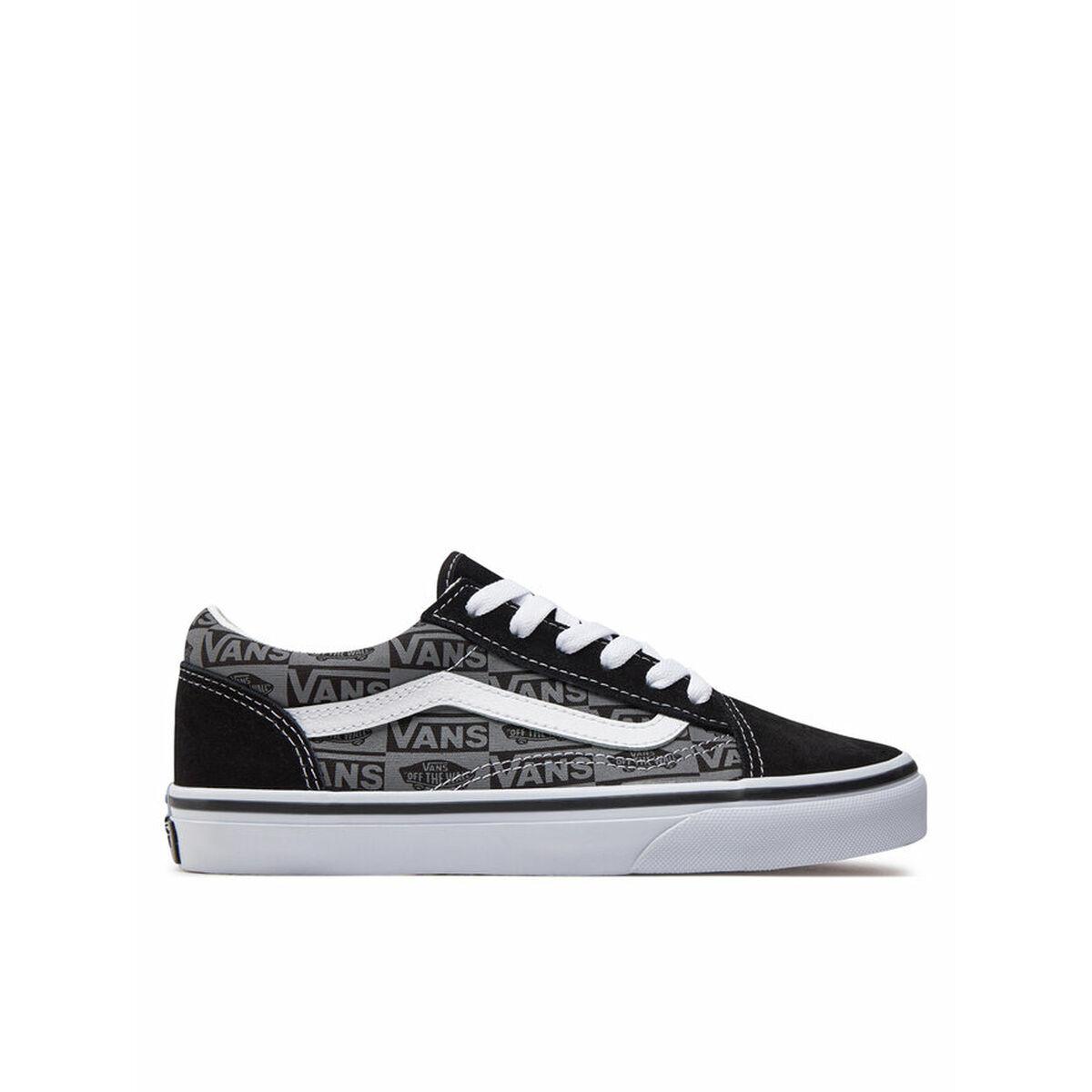 Sportssneakers til damer Vans JN OLD SKOOL LOGO VN0A5EE6N421 Sort 36.5