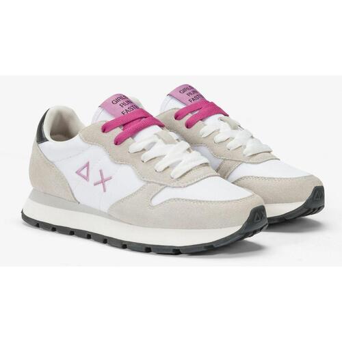 Kvinde Casual Sneakers SUN68 ALLY SOLID NYLON Z44201 01 Hvid 39