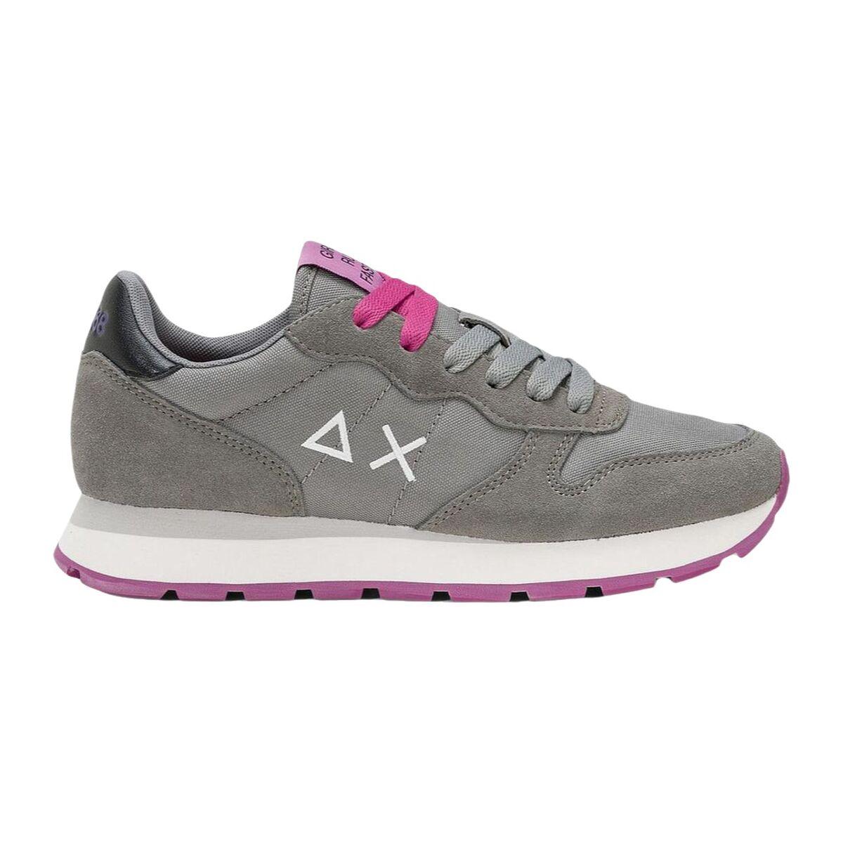 SUN68 Ally Solid Nylon sneakers dame - grå, str. 39