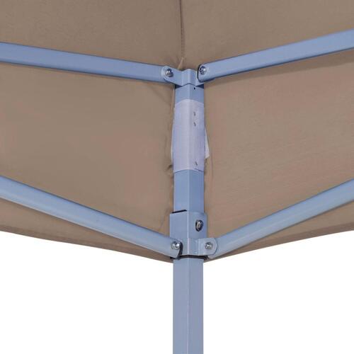 Tag til festtelt 2x2 m 270 g/m² gråbrun