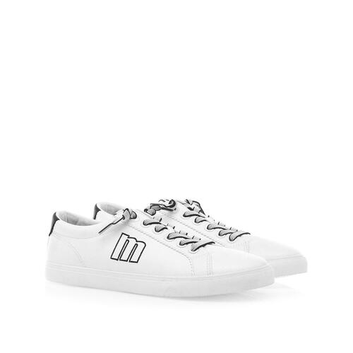 Sportssneakers til damer Mustang Murri White ucky Black 60142 C56166 Hvid 38