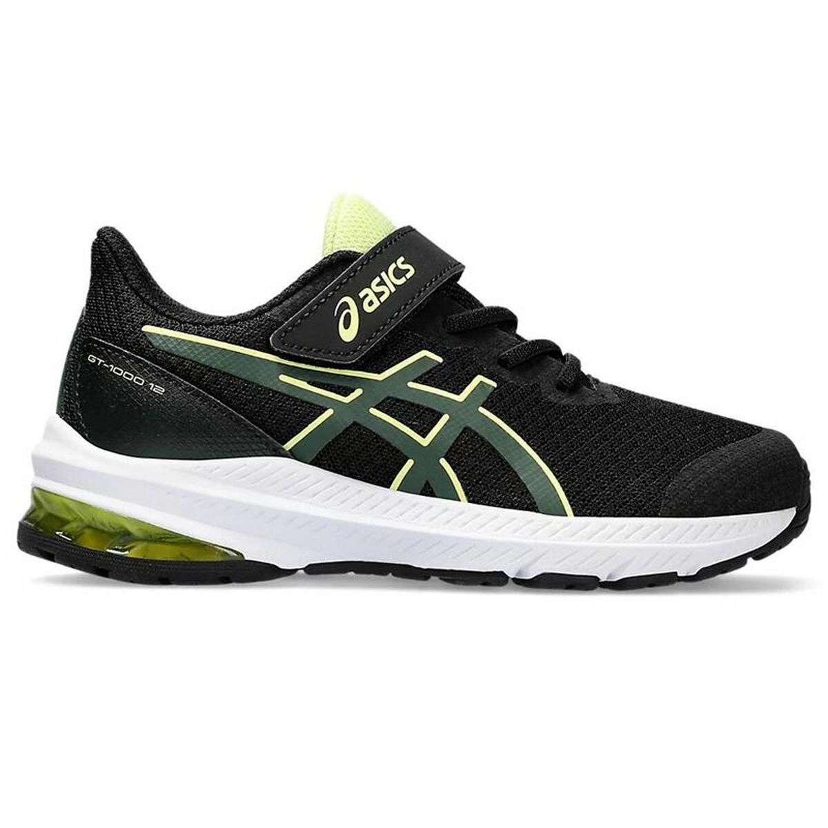 Løbesko til børn Asics GT-1000 12 PS Sort 32.5