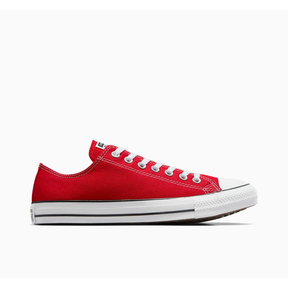 Converse All Star OX herresneakers - rød, str. 44