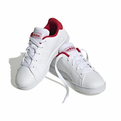 Tennissko til børn Adidas Advantage Hvid 35