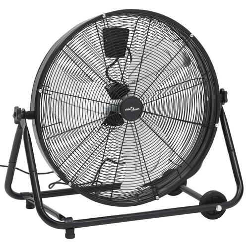 Industriel ventilator 60 cm 180W sort