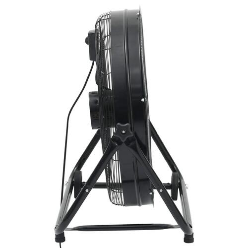Industriel ventilator 60 cm 180W sort