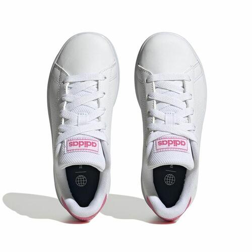 Kondisko til Børn Adidas Advantage Infantil Hvid 28