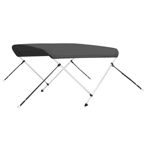 Biminitop med 2 buer 180x150x110 cm antracitgrå