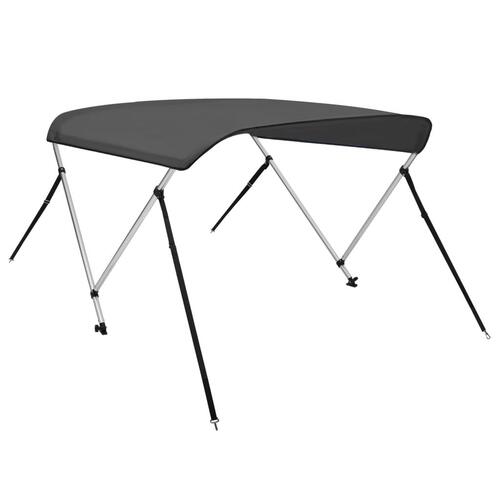 Biminitop med 2 buer 180x150x110 cm antracitgrå