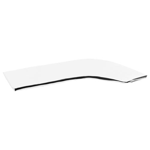 Biminitop med 4 buer 243x(230-244)x137 cm hvid