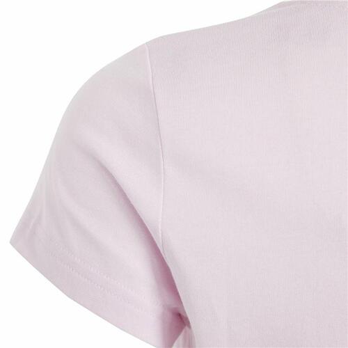 Børne Kortærmet T-shirt Adidas Graphic Pink 7-8 år