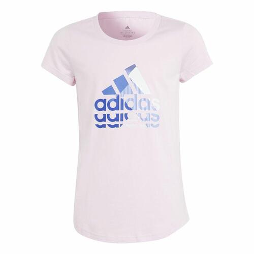 Børne Kortærmet T-shirt Adidas Graphic Pink 11-12 år