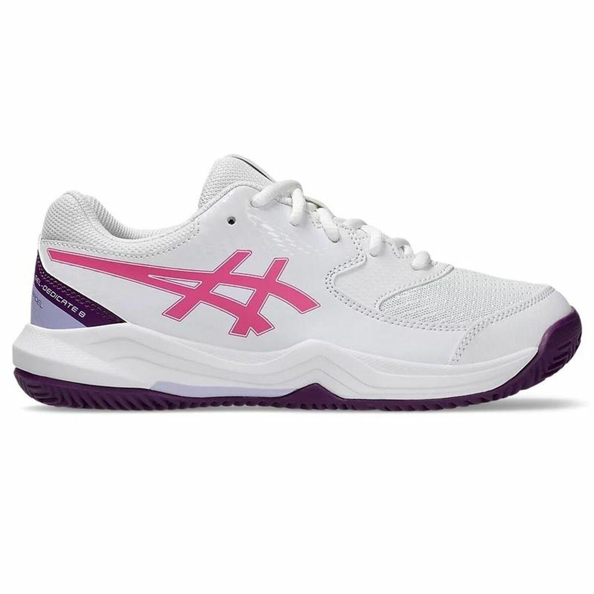 Padel træner til voksne Asics Gel-Dedicate 8 Hvid Pink 36