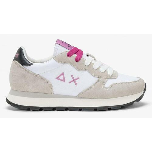 Kvinde Casual Sneakers SUN68 ALLY SOLID NYLON Z44201 01 Hvid 40