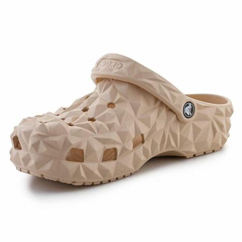 Træsko Crocs Classic Geometric Clog Beige 37-38