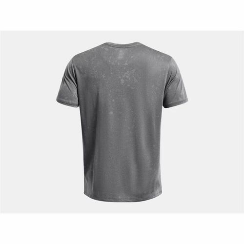 Kortærmet T-shirt til Mænd Under Armour Launch Splatter Grå L