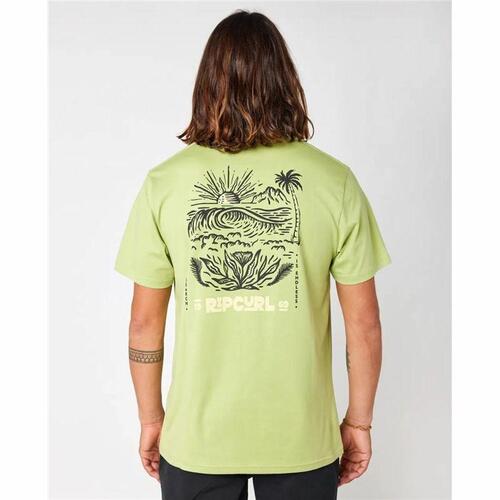 Kortærmet T-shirt til Mænd Rip Curl Surf Paradise FB 2XL