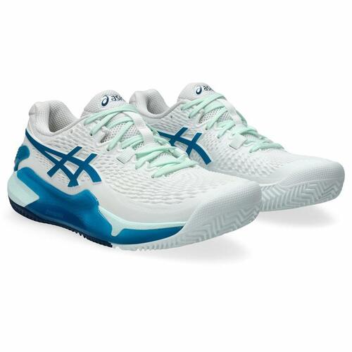 Tennissko til damer Asics Gel-Resolution 9 Clay Mujer Hvid 39.5