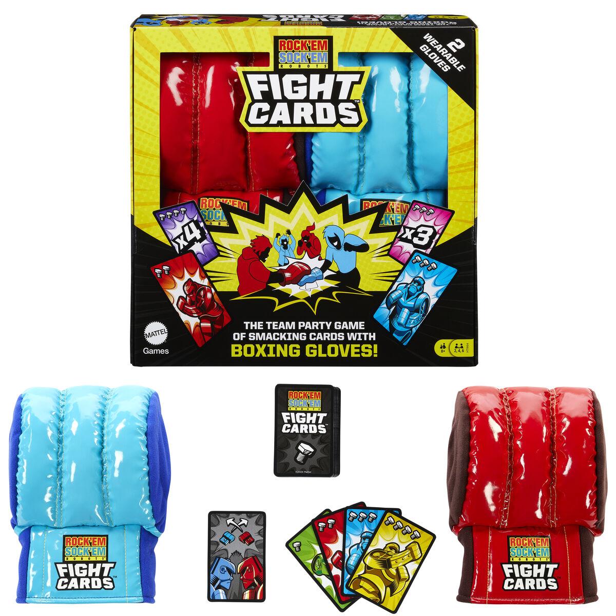 Mattel Fight Cards - actionfyldt kortspil til fest og familie billede