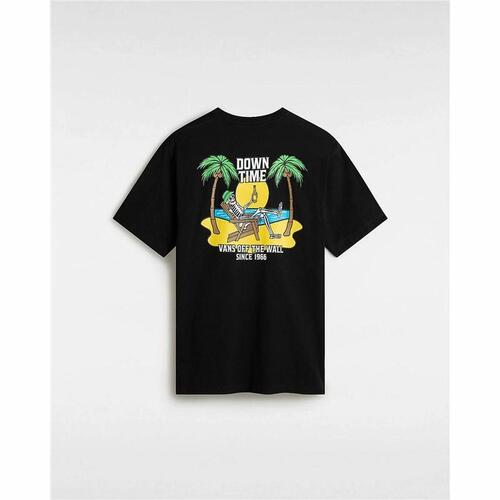 Kortærmet T-shirt til Mænd Vans Down Time Sort S