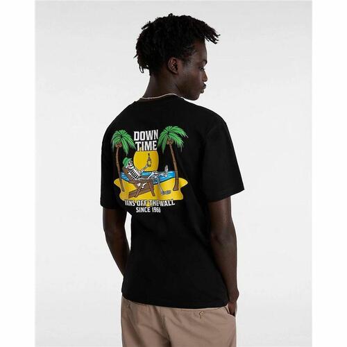 Kortærmet T-shirt til Mænd Vans Down Time Sort S