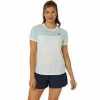 Kortærmet Sport T-shirt Asics Court Hvid Dame Tovtrækning M