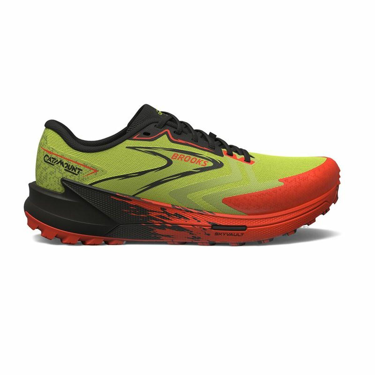 Herre sneakers Brooks Catamount 3 Gul Rød 45.5
