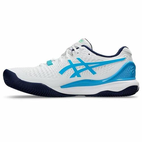 Tennissko til mænd Asics Gel-Resolution 9 Clay Hvid 40.5