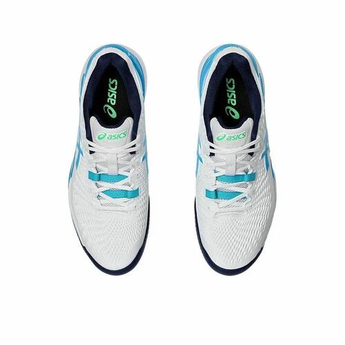 Tennissko til mænd Asics Gel-Resolution 9 Clay Hvid 40.5