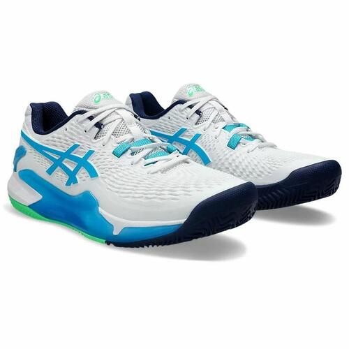 Tennissko til mænd Asics Gel-Resolution 9 Clay Hvid 40.5