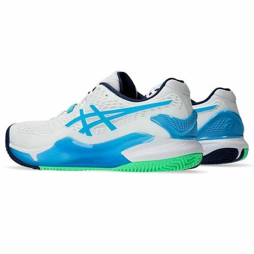 Tennissko til mænd Asics Gel-Resolution 9 Clay Hvid 40.5