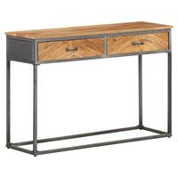 Konsolbord 110x35x75 cm massivt akacietræ