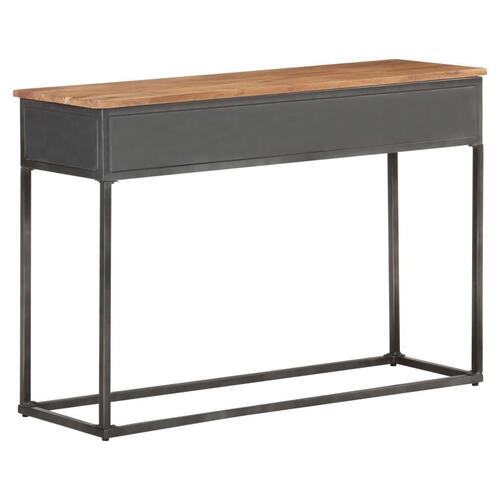 Konsolbord 110x35x75 cm massivt akacietræ