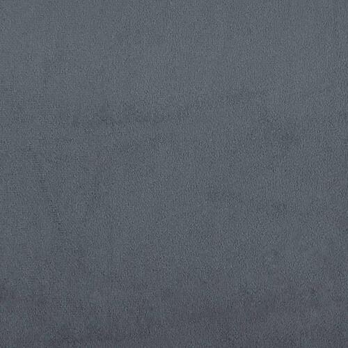 Sengeramme uden madras 180x210 cm fløjl mørkegrå