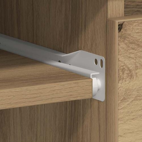 Skrivebord 90x45x76 cm konstrueret træ kunsteg