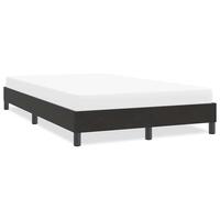 Sengeramme uden madras 120x210 cm fløjl sort