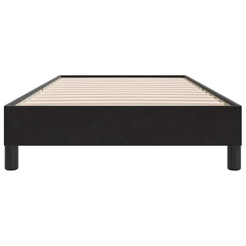 Sengeramme uden madras 80x220 cm fløjl sort