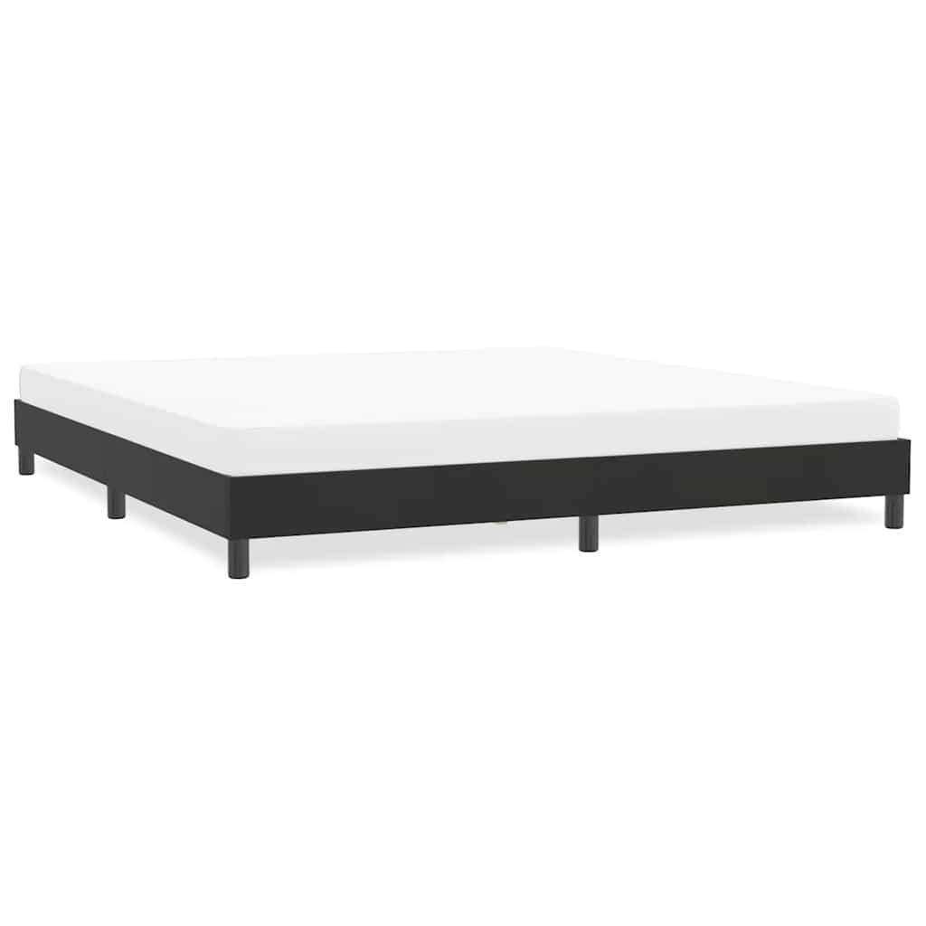 Sengeramme uden madras 180x210 cm fløjl sort