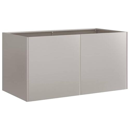 Plantekasse rustfarvet 80x40x40 cm forvitringsstål