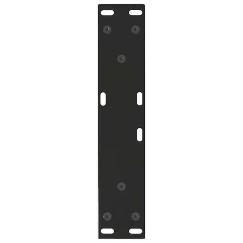 Spisebordsben V-form 2 stk 30x(30-31,3) cm stål sort