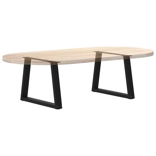 Spisebordsben V-formet 2 stk. 60x(42-43,3) cm stål sort