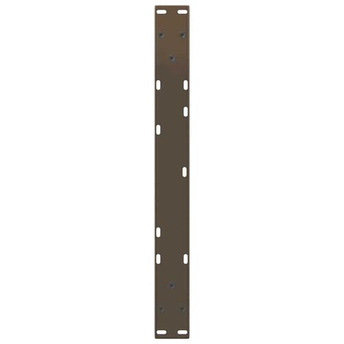 Spisebordsben V-form 2 stk naturstål 50x(30-31,3) cm stål