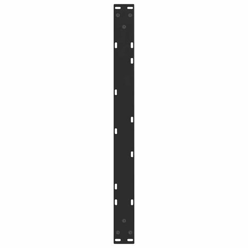 Spisebordsben V-form 2 stk 70x(30-31,3) cm stål sort