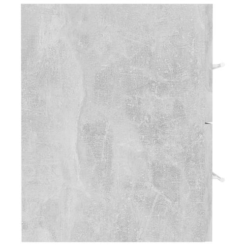 Vaskeskab 80x38,5x48 cm spånplade betongrå