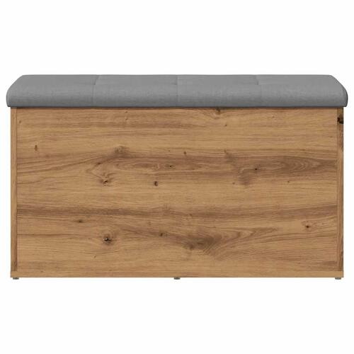 Opbevaringsbænk 82x42x45 cm konstrueret træ kunsteg