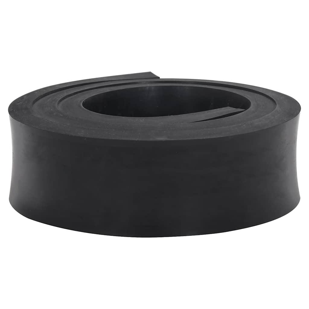 Gummikant til sneplov 200x8x2 cm sort