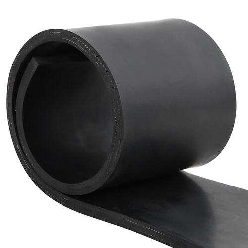 Gummikant til sneplov 80x15x1 cm sort