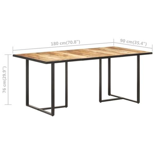 Spisebord 180 cm ru mangotræ
