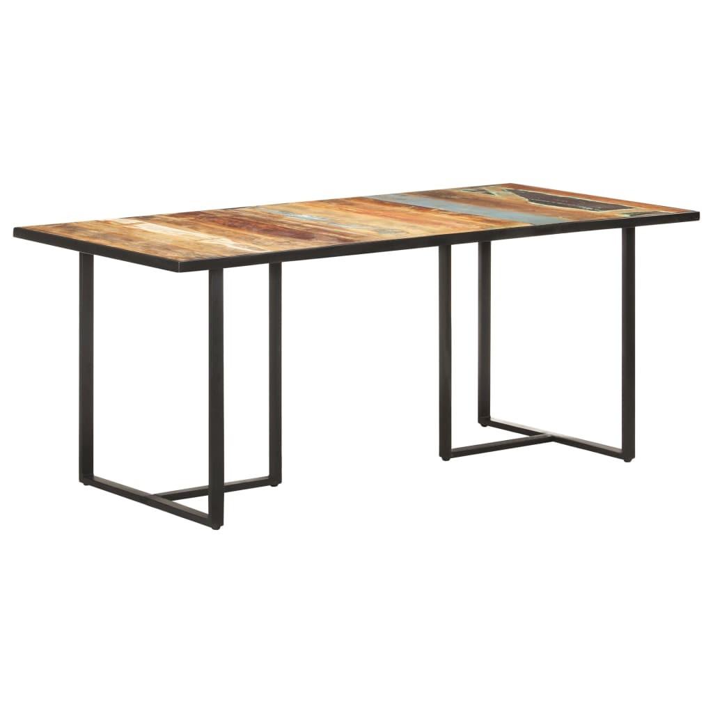 Spisebord 180 cm massivt genbrugstræ